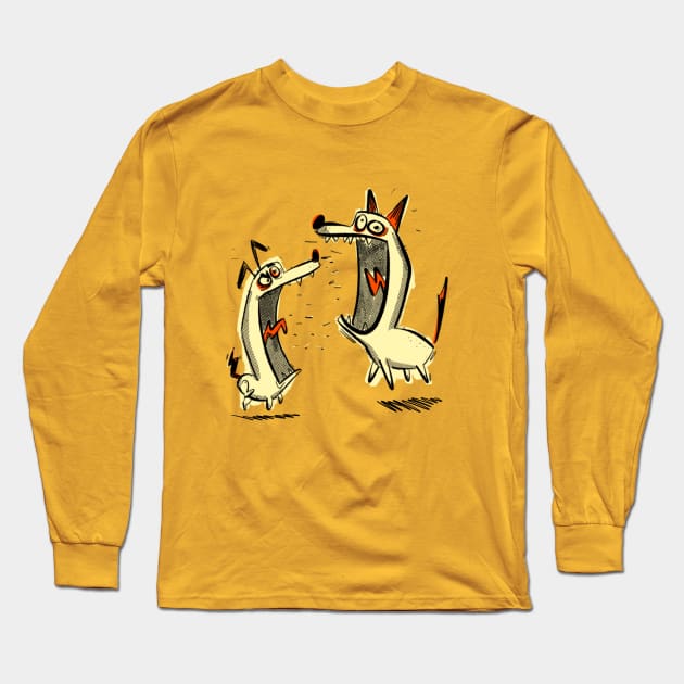 Dogs Long Sleeve T-Shirt by edvill